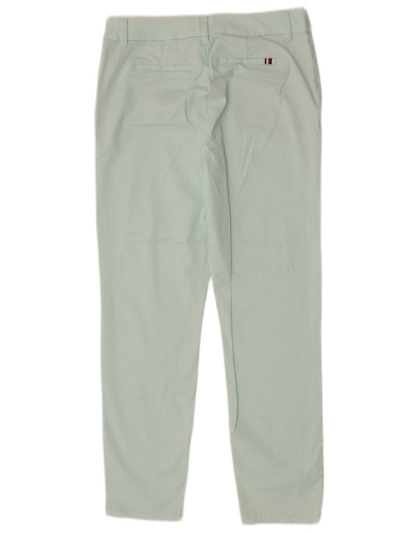 Tommy Hilfiger Pantalon chino slim pour femme US 6 Medium W28 L28 Vert Coton