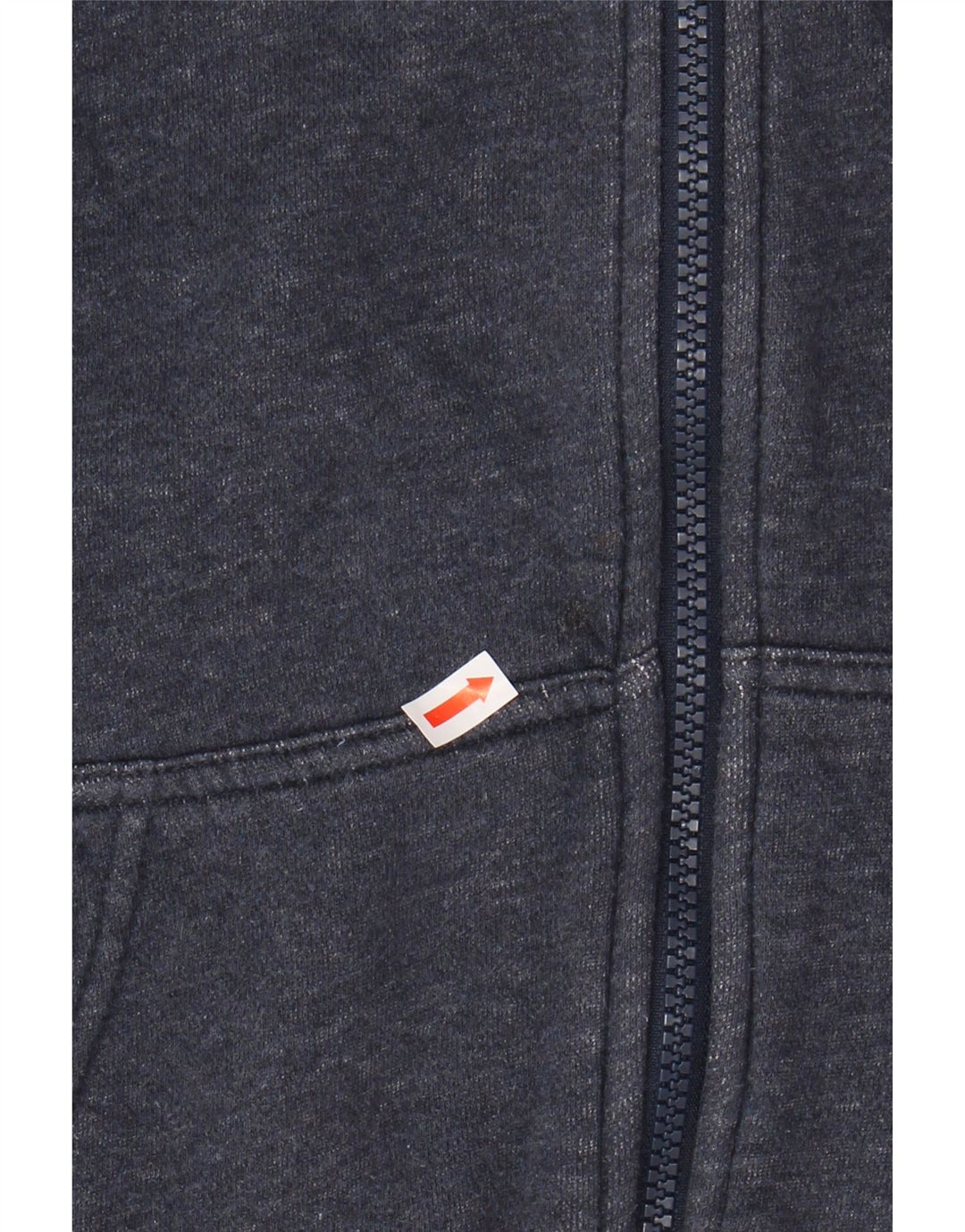 NIKE Pull à capuche zippé pour homme en coton bleu marine moyen