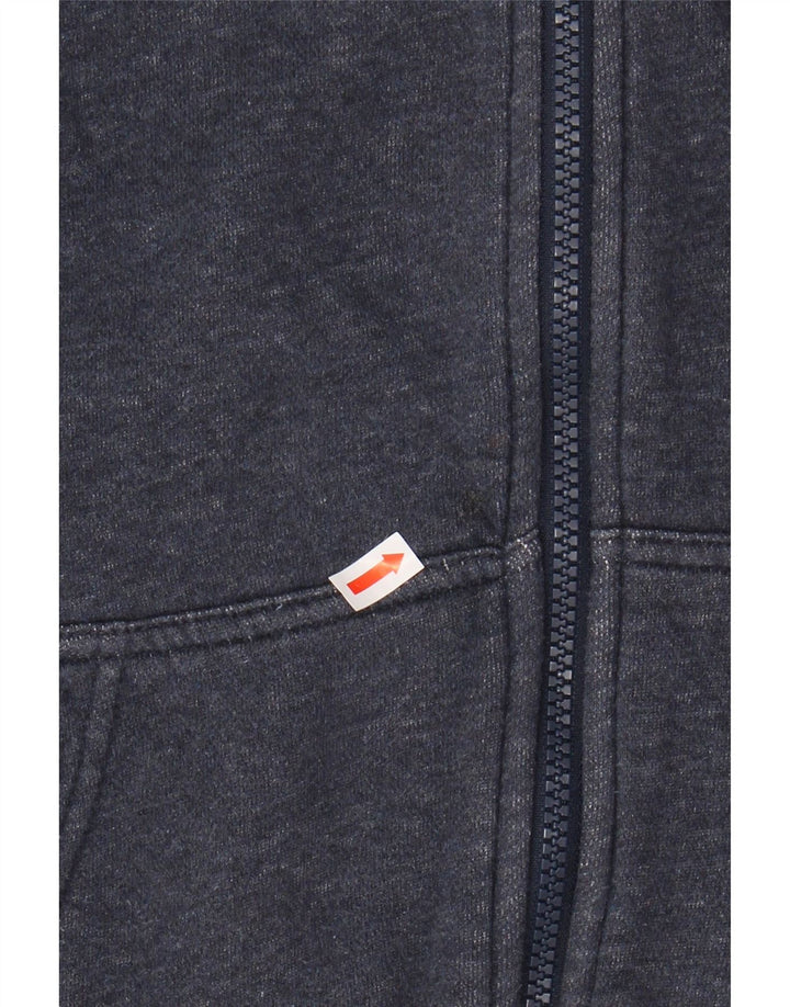 NIKE Pull à capuche zippé pour homme en coton bleu marine moyen