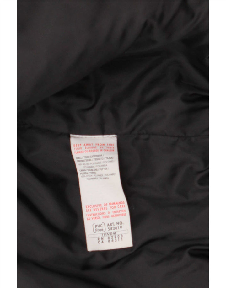 Puma Veste rembourrée pour femme UK 14 Medium Noir Nylon