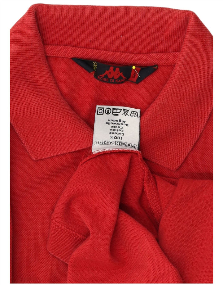 Kappa Polo Homme Grand Rouge Coton