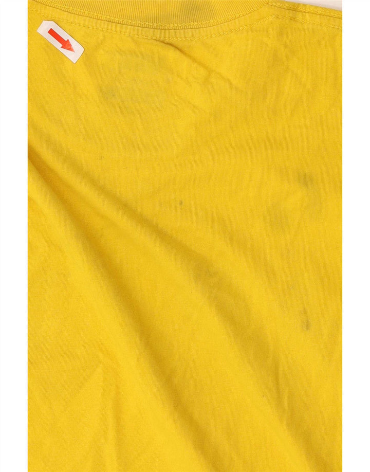 Vans T-Shirt Graphique Coupe Classique Homme Jaune Moyen Coton