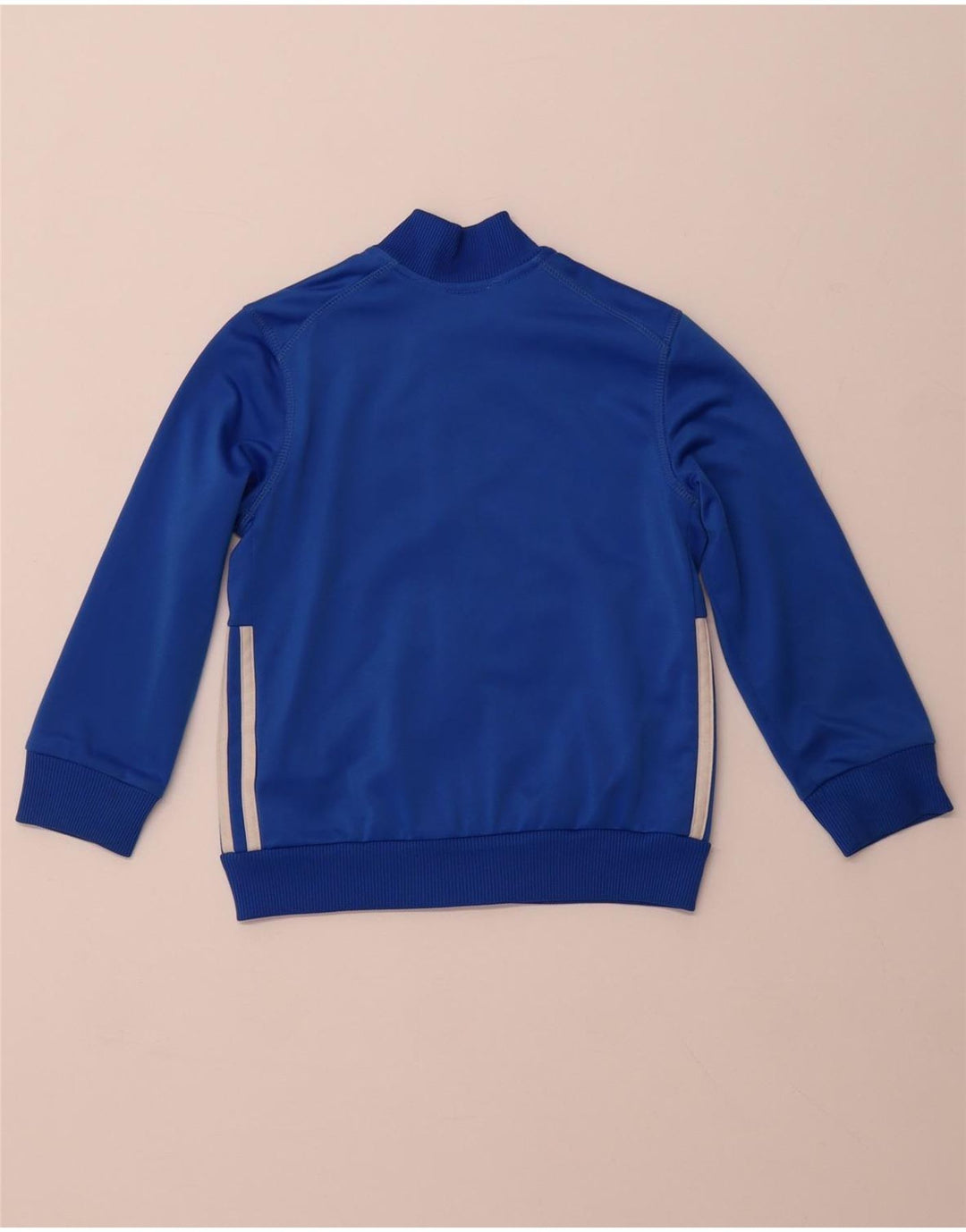 ADIDAS Veste de survêtement pour garçon 5-6 ans Bleu Polyester