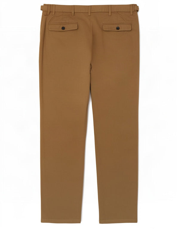 Marks & Spencer Pantalon chino droit coupe ajustée pour homme W38 L33 Beige