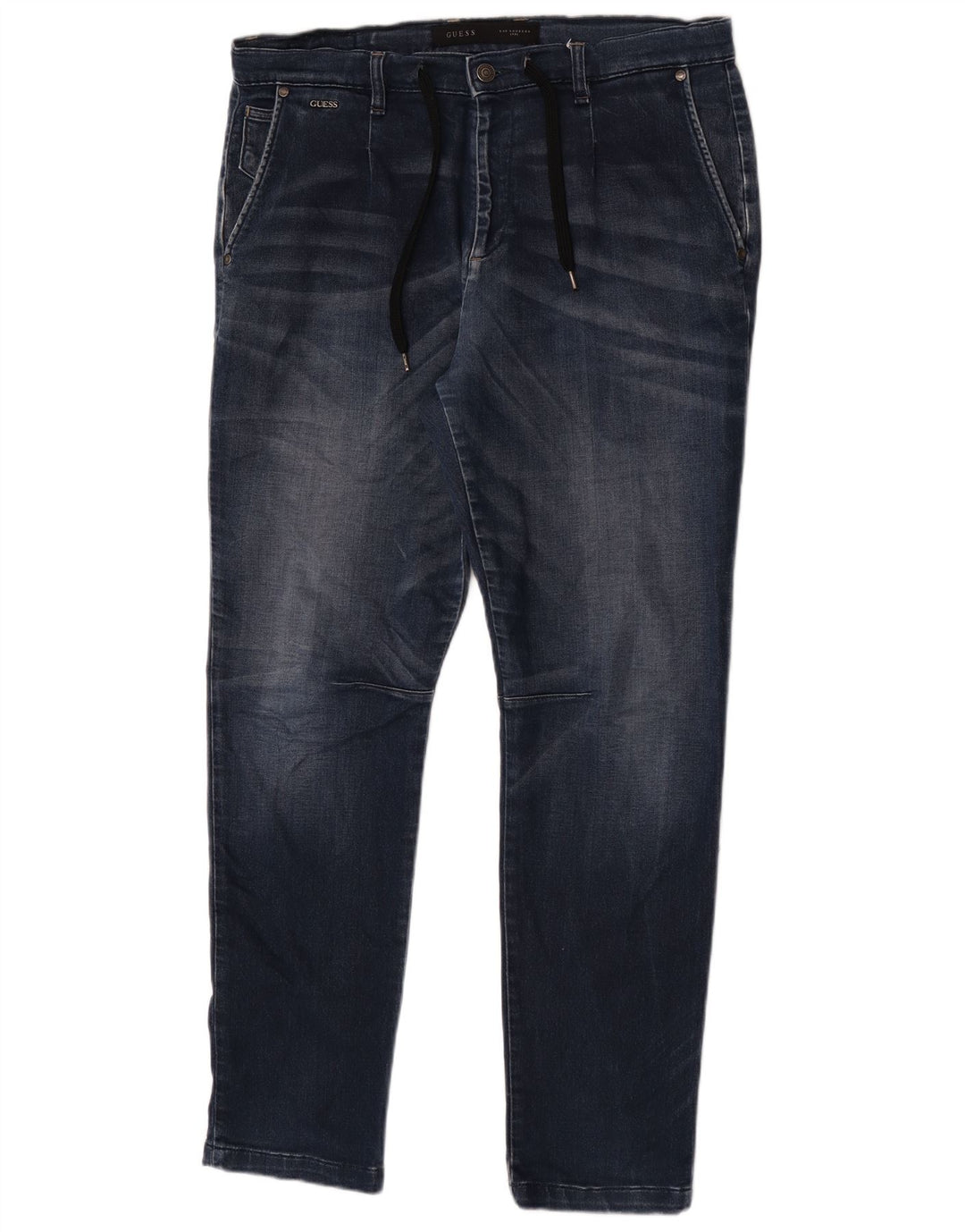 Guess Jean Slim Homme W33 L32 Bleu Marine