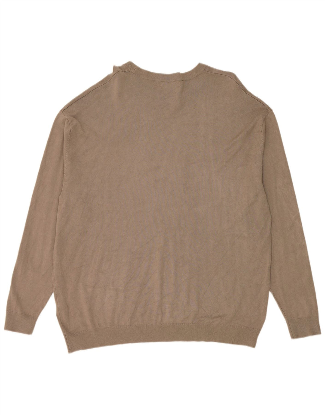 Zara Pull ras du cou pour homme XL Gris Viscose
