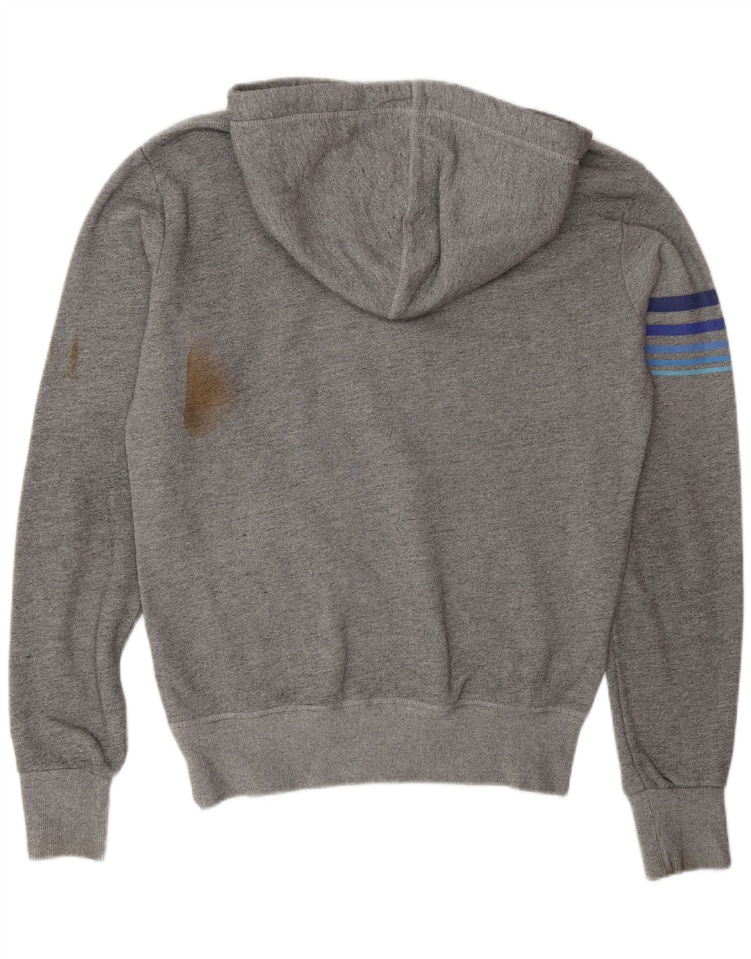 Superdry Pull à Capuche Graphique Homme Gris Moyen Coton