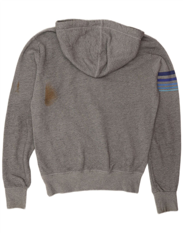 Superdry Pull à Capuche Graphique Homme Gris Moyen Coton
