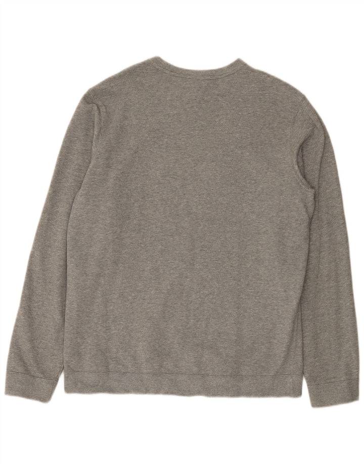 Nike Sweat-shirt graphique pour homme en coton moucheté Gris Taille L