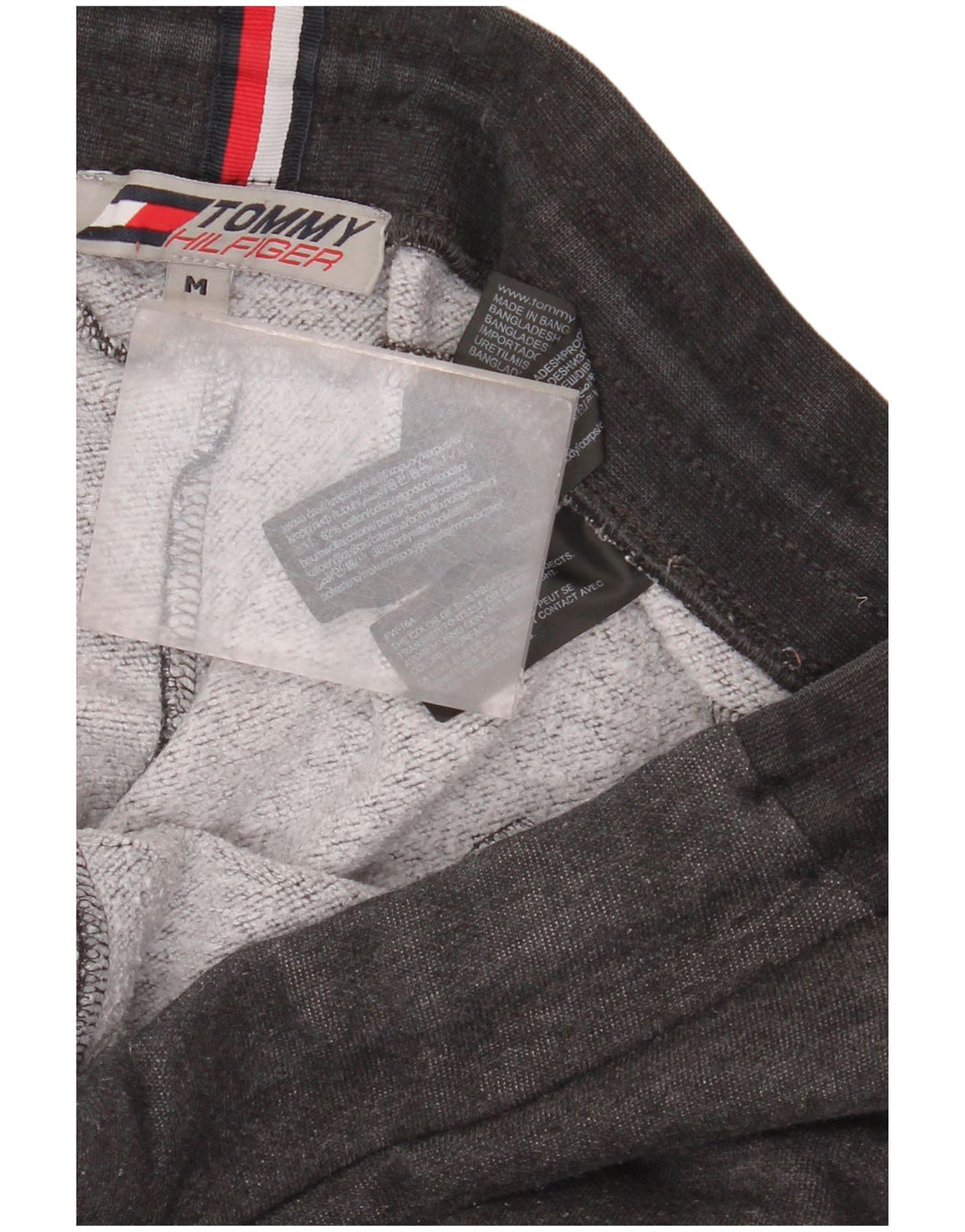 Tommy Hilfiger Pantalon de Survêtement Joggers Homme Gris Moyen Coton