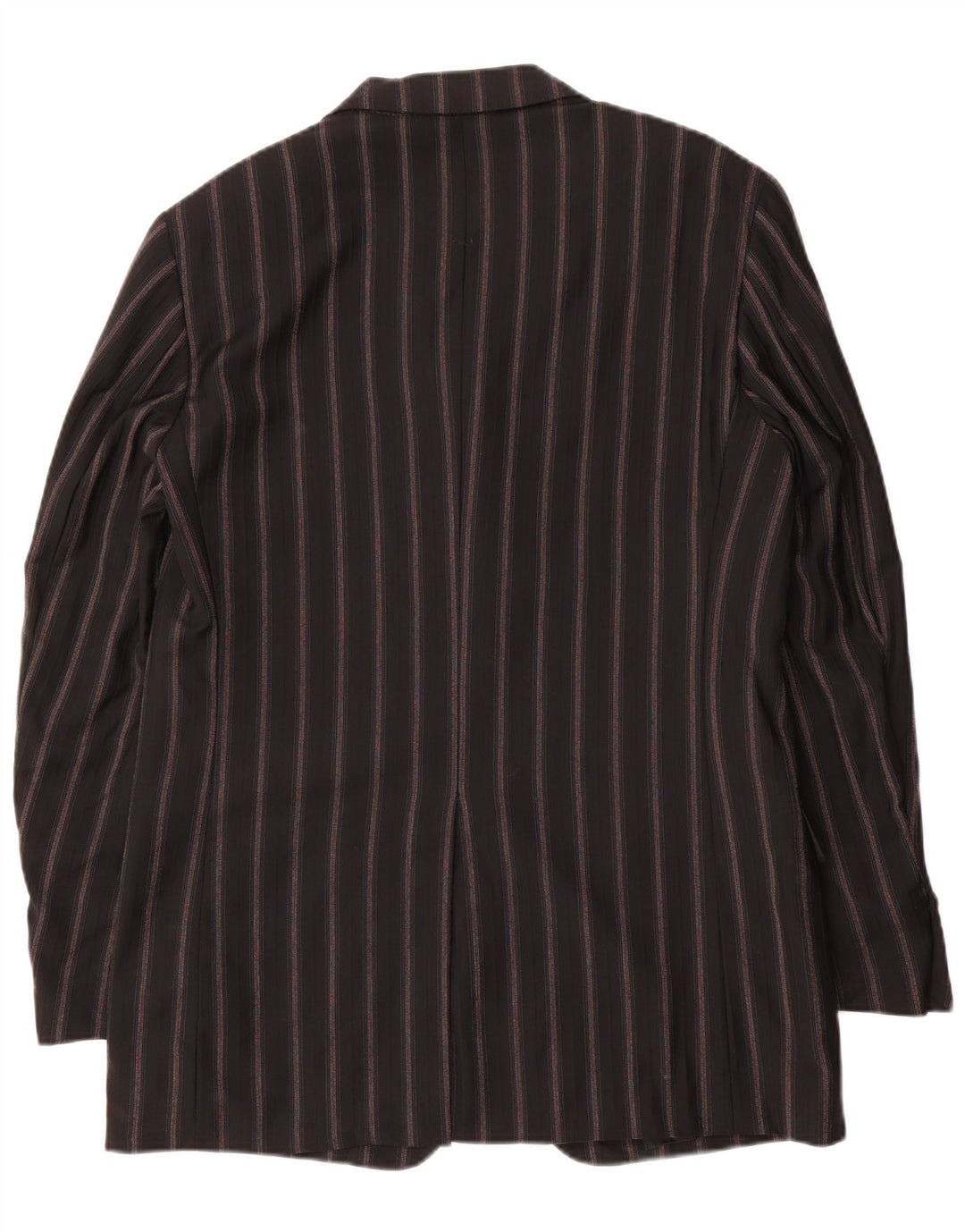 PAL ZILERI Costume 2 pièces 3 boutons pour homme IT 50 Large W34 L33 Noir rayé