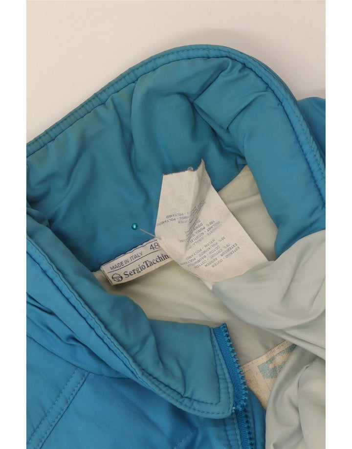Sergio Tacchini Gilet Rembourré Homme IT 48 Bleu Moyen Coton