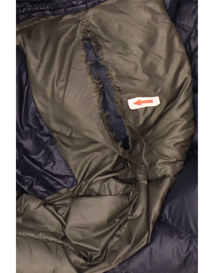 Blauer Veste matelassée à capuche pour homme UK 40 Large Bleu Marine Polyamide