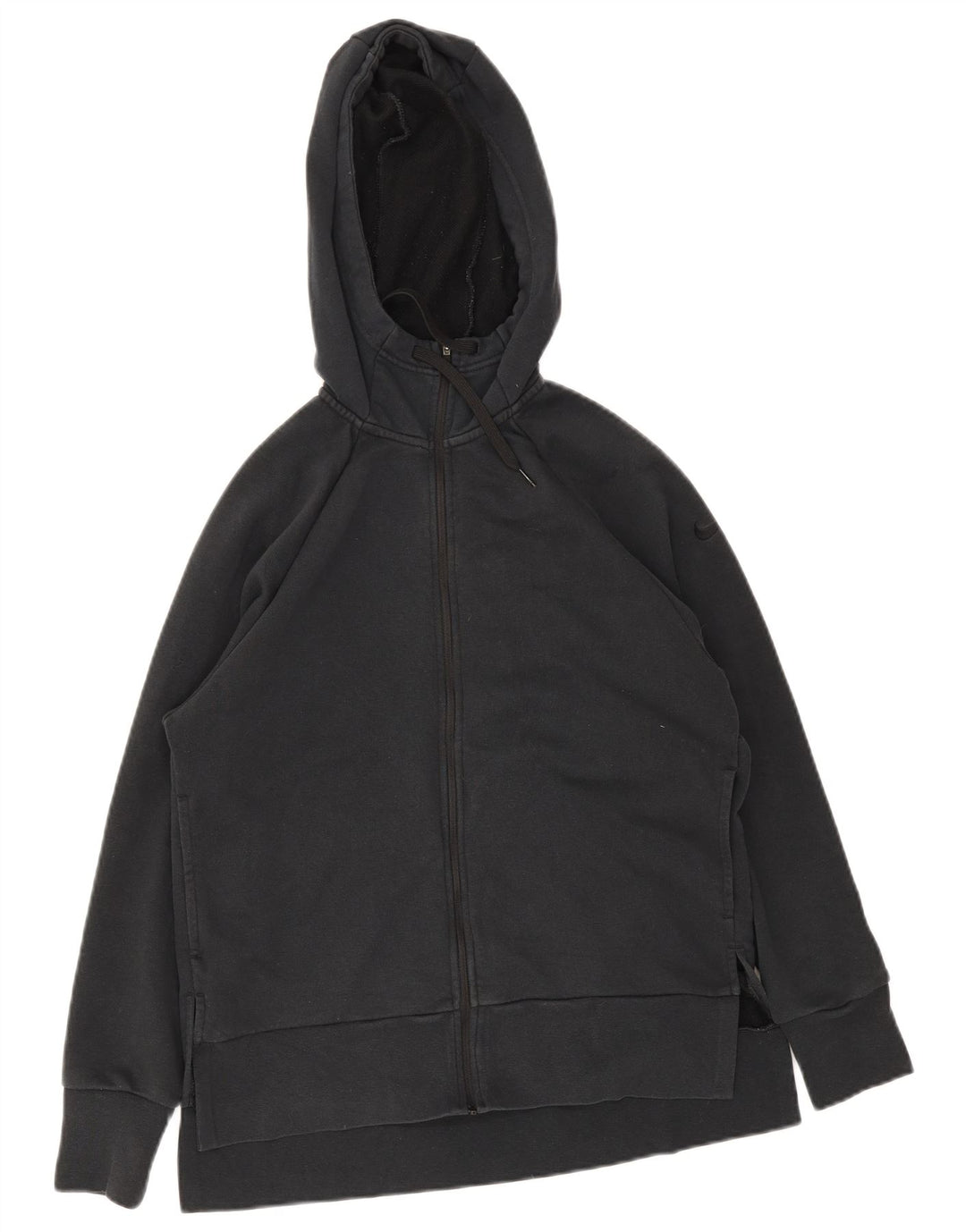 Nike Hommes Dri Fit Zip Sweat à capuche Petit Noir Polyester