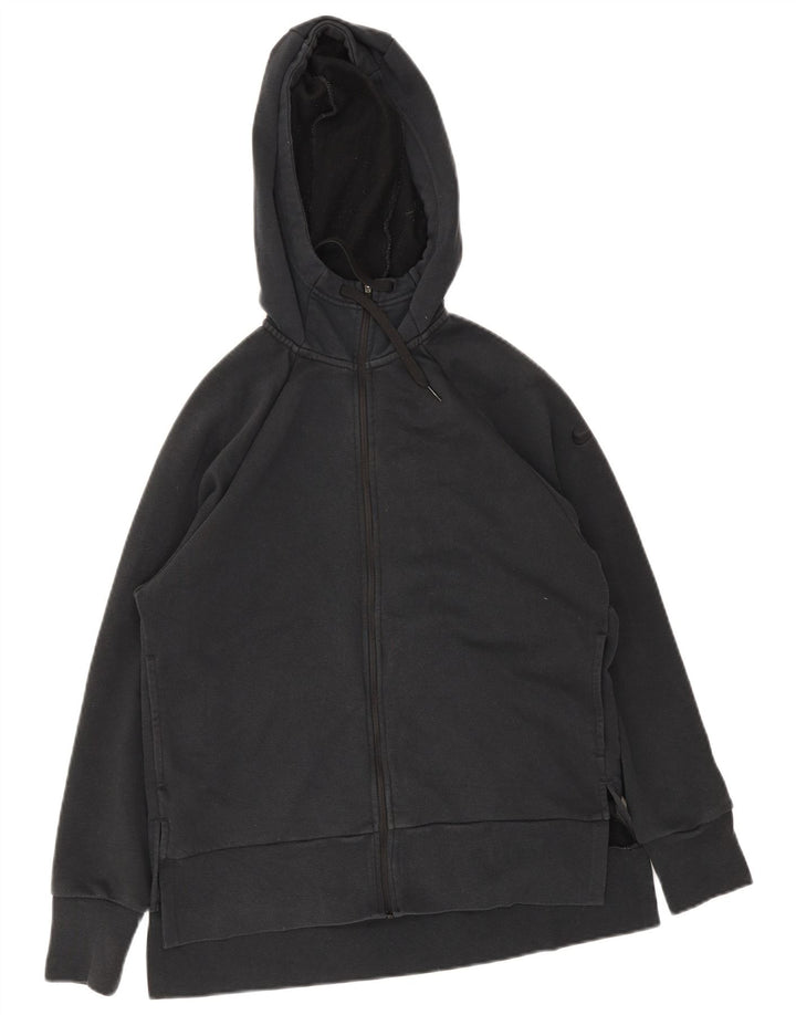Nike Hommes Dri Fit Zip Sweat à capuche Petit Noir Polyester
