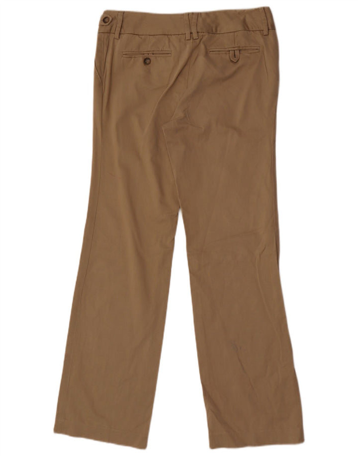 Massimo Dutti Pantalon Chino Droit Femme EU 40 Moyen W30 L30 Beige