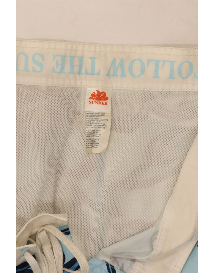 Sundek Short de Bain Homme Bleu Moyen Floral Polyester
