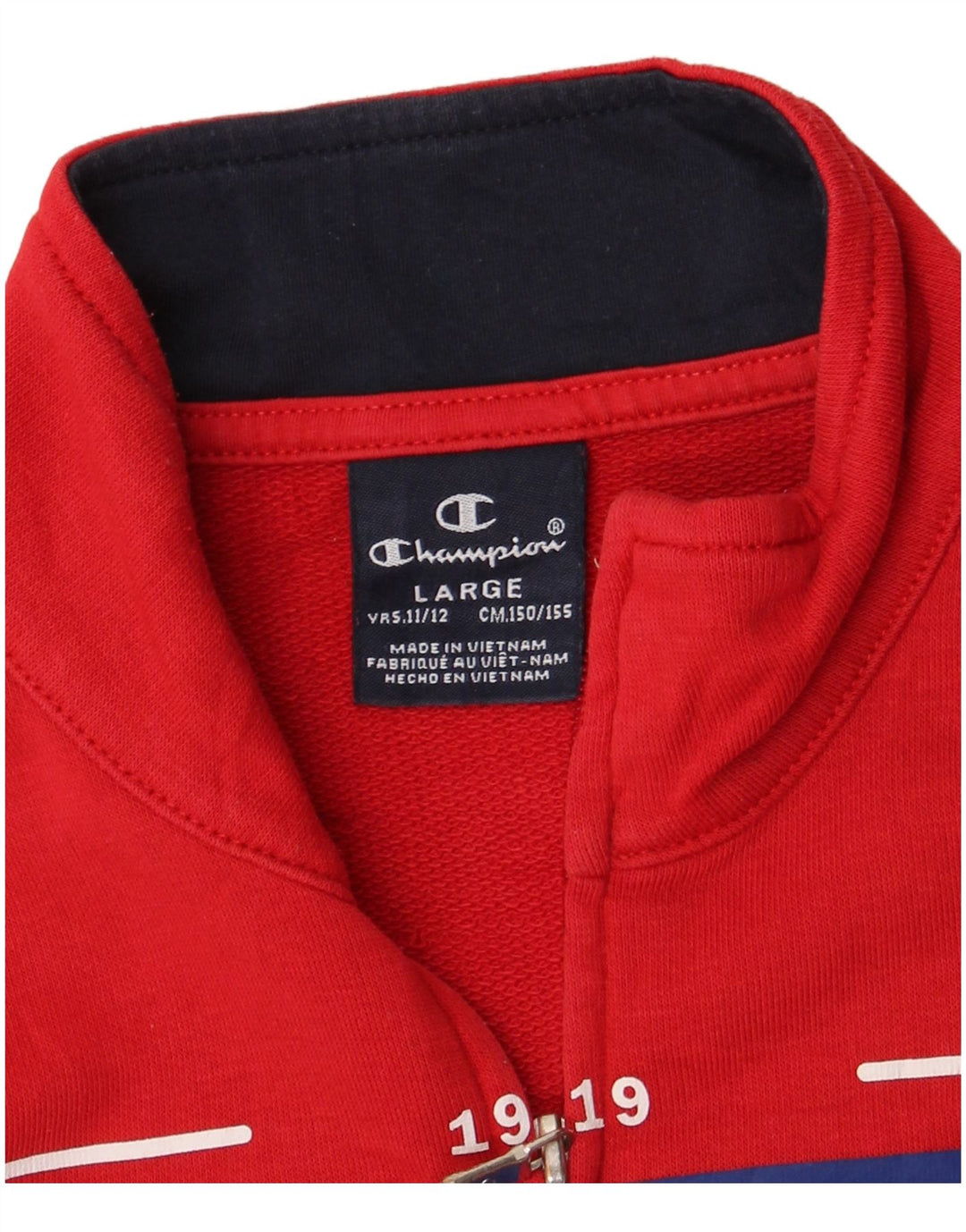 Champion Sweat-Shirt Graphique Garçon 11-12 Ans Grand Rouge
