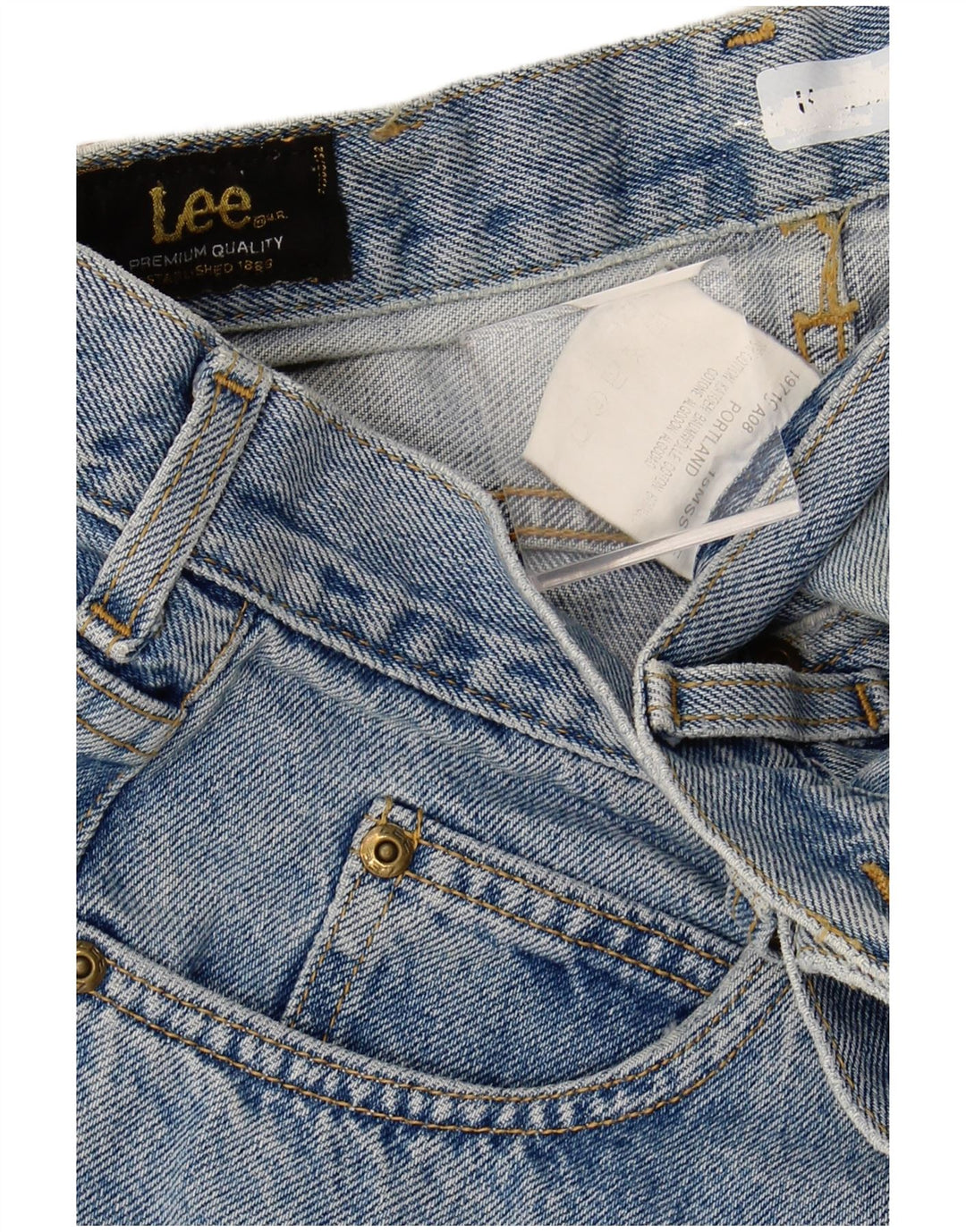 LEE Jean droit homme W36 L30 bleu coton