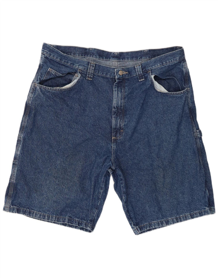 Wrangler Short cargo en jean pour homme W38 XL Bleu coton