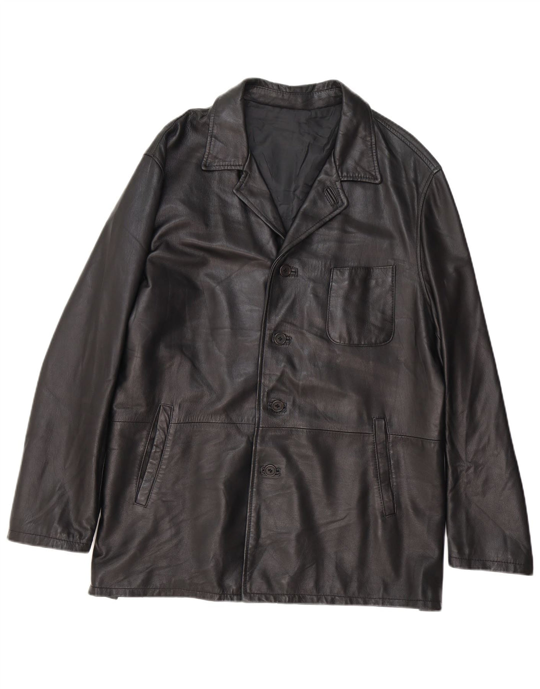 Conbipel Veste en Cuir Homme IT 52 Grand Cuir Noir