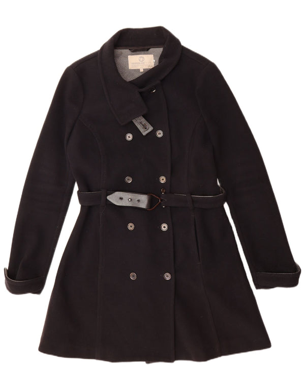Murphy & Nye Manteau croisé pour femme IT 46 Large en laine bleu marine