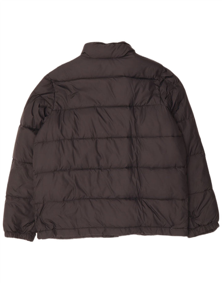 LANDS END Veste matelassée pour homme UK 40 Large Noir Nylon