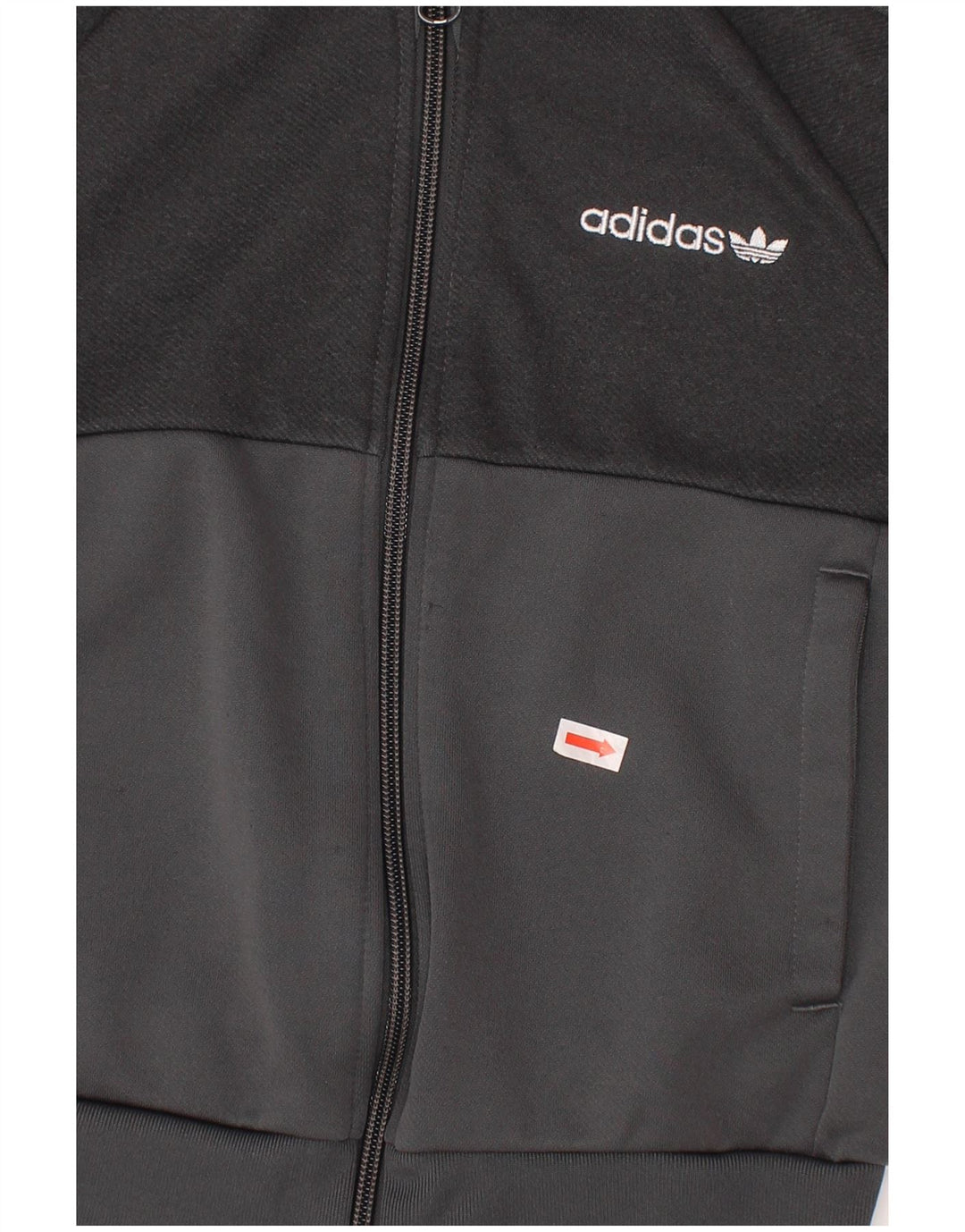 ADIDAS Veste de survêtement graphique pour garçon 6-7 ans Gris Polyester