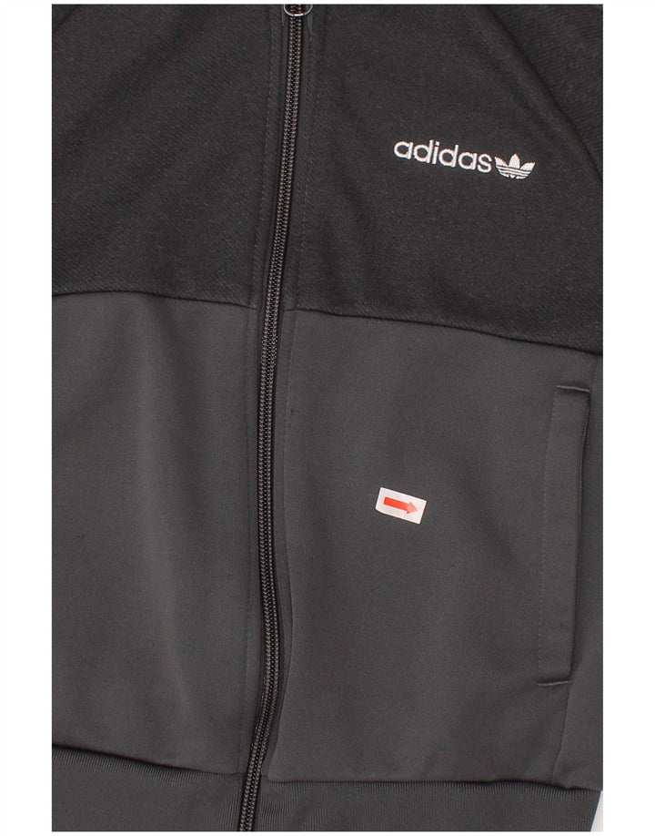 ADIDAS Veste de survêtement graphique pour garçon 6-7 ans Gris Polyester
