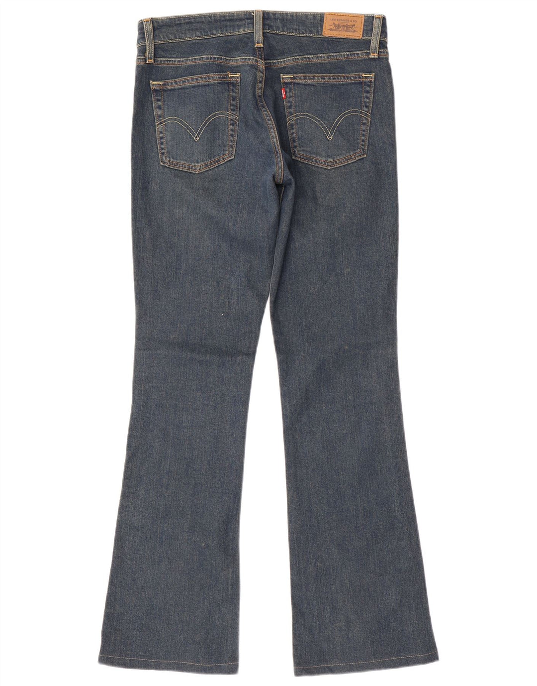 Levi's Jean Bootcut Super Low 518 Femme US 7 Medium W30 L32 Bleu Coton