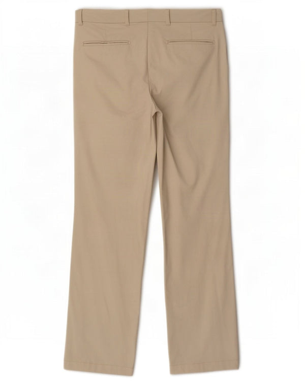 Zara Pantalon Chino Droit Homme EU 42 Large W32 L30 Beige