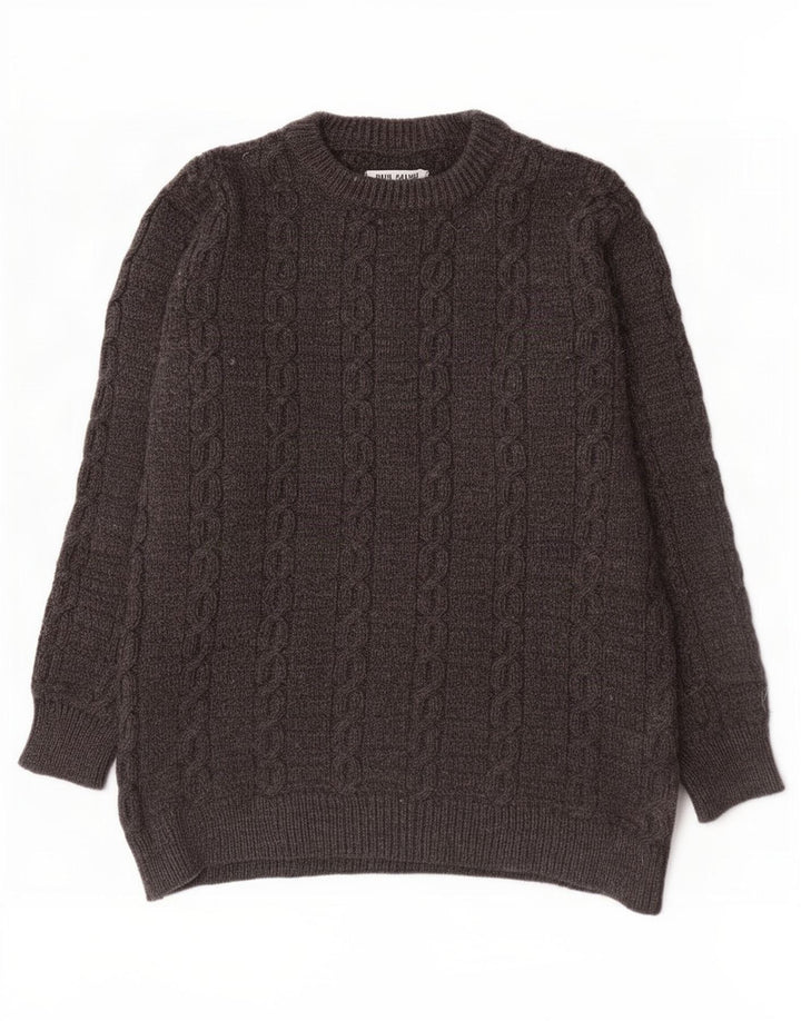 Dunnes Stores Pull col bateau pour homme en laine grise