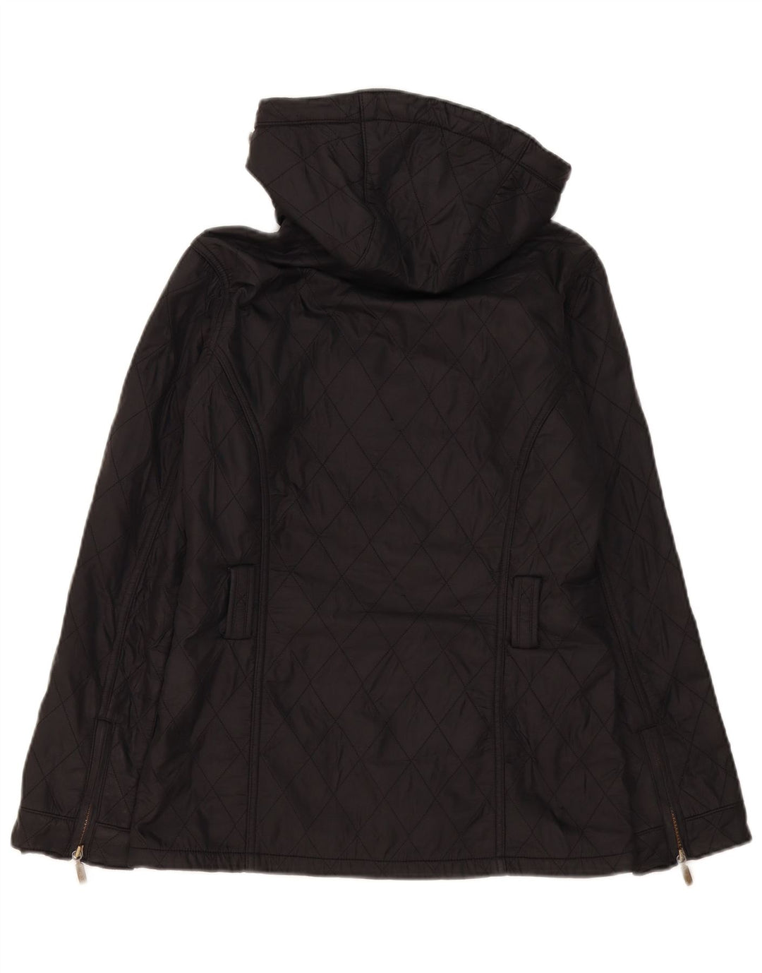 Barbour Veste matelassée à capuche pour femme UK 8 Small Noir
