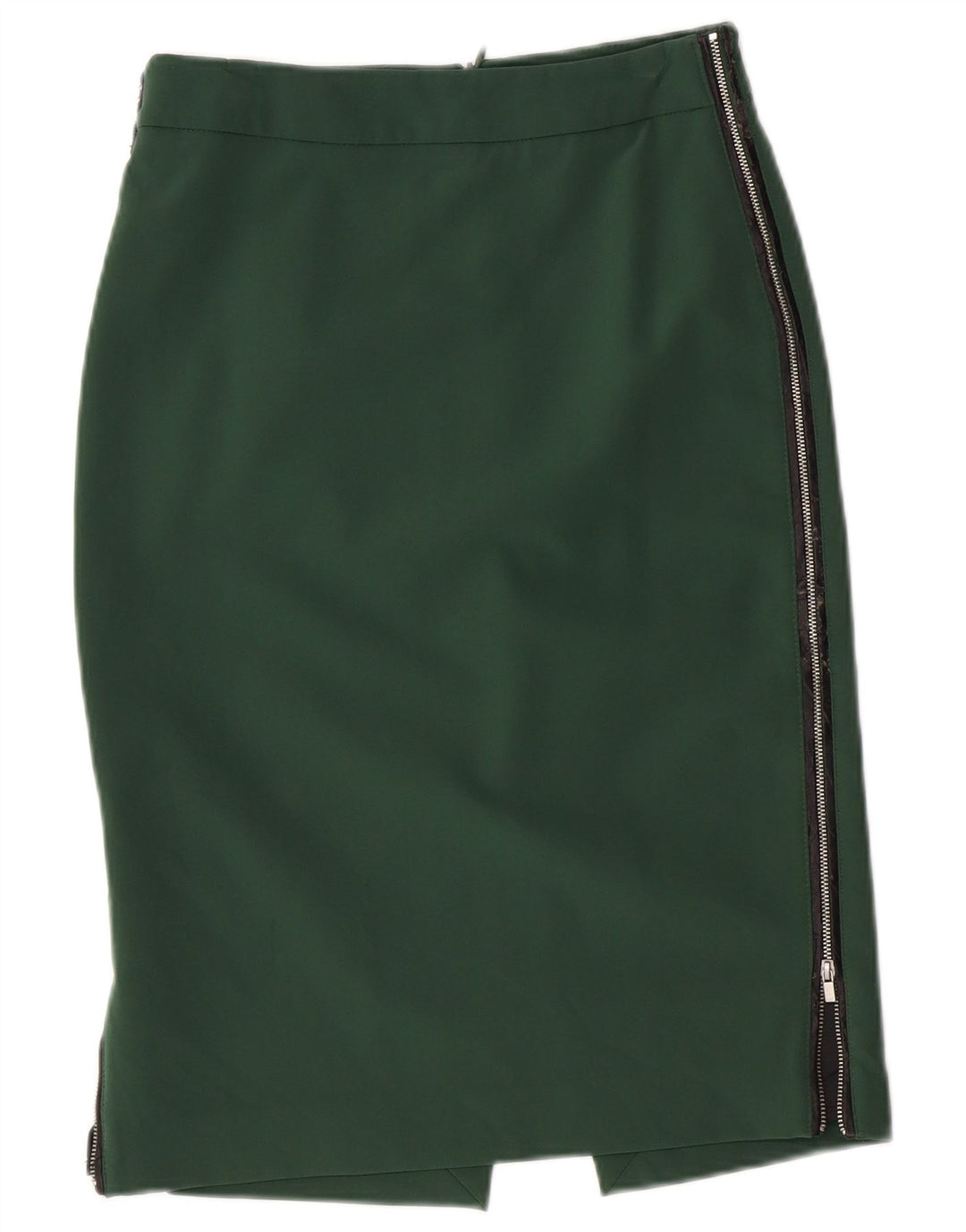 Jupe Crayon Femme ZARA XS W24 Nylon Vert