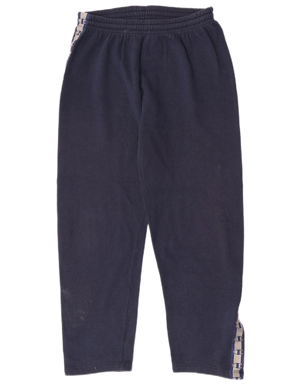 Champion Pantalon de survêtement graphique pour femme UK 18 XL Bleu marine Colourblock