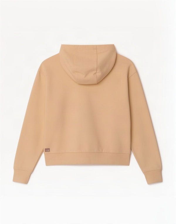 The North Face Pull à capuche court pour femme UK 14 Coton jaune moyen