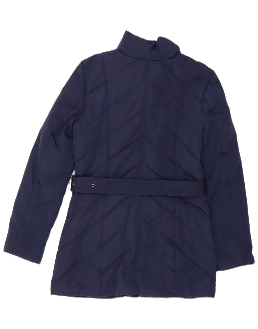 MONSOON Manteau rembourré pour femme UK 10 Small Bleu marine Polyester