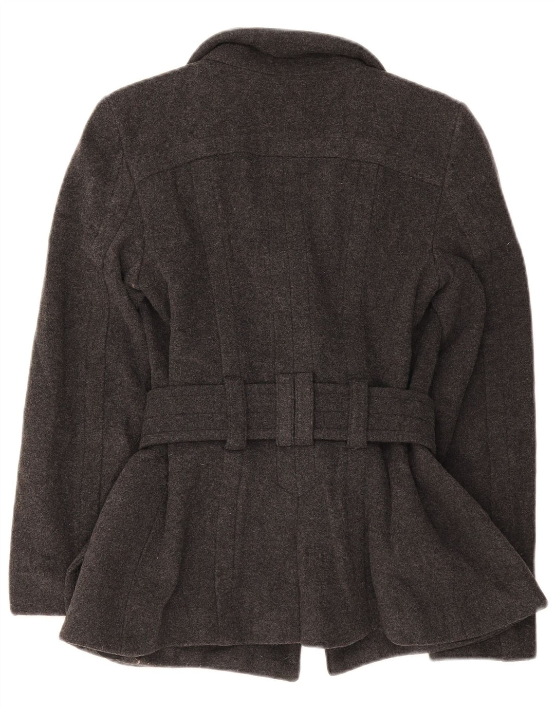 Zara Femme Caban UK 6 XS Laine Noire