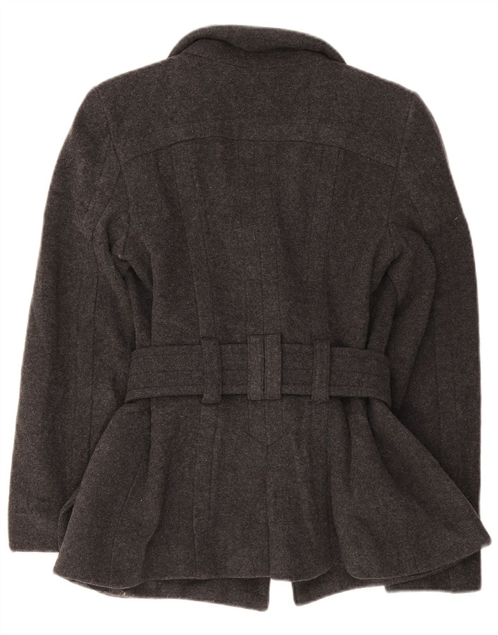 Zara Femme Caban UK 6 XS Laine Noire
