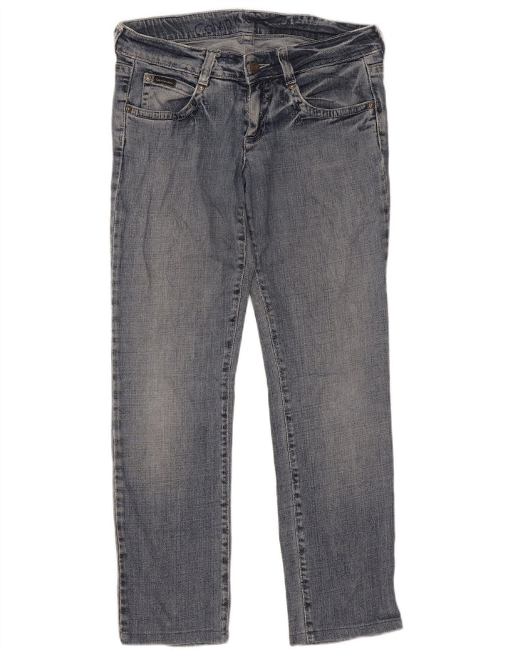 Calvin Klein Jean droit W30 L28 femme bleu