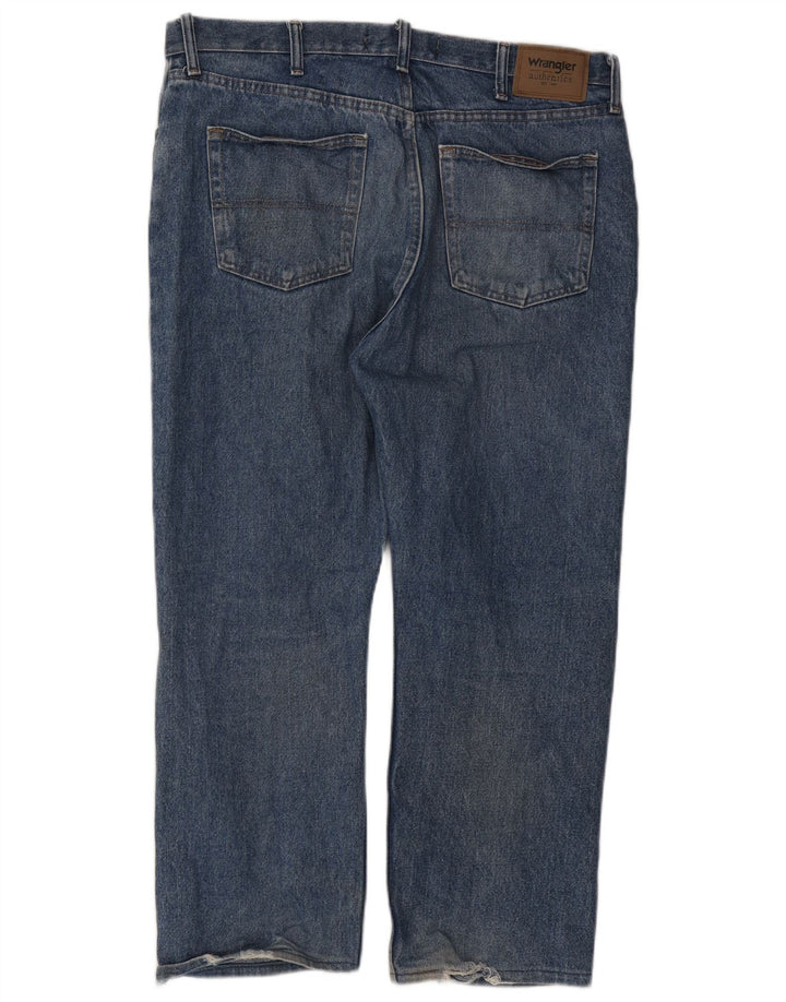 Wrangler Jean droit homme W38 L26 bleu coton