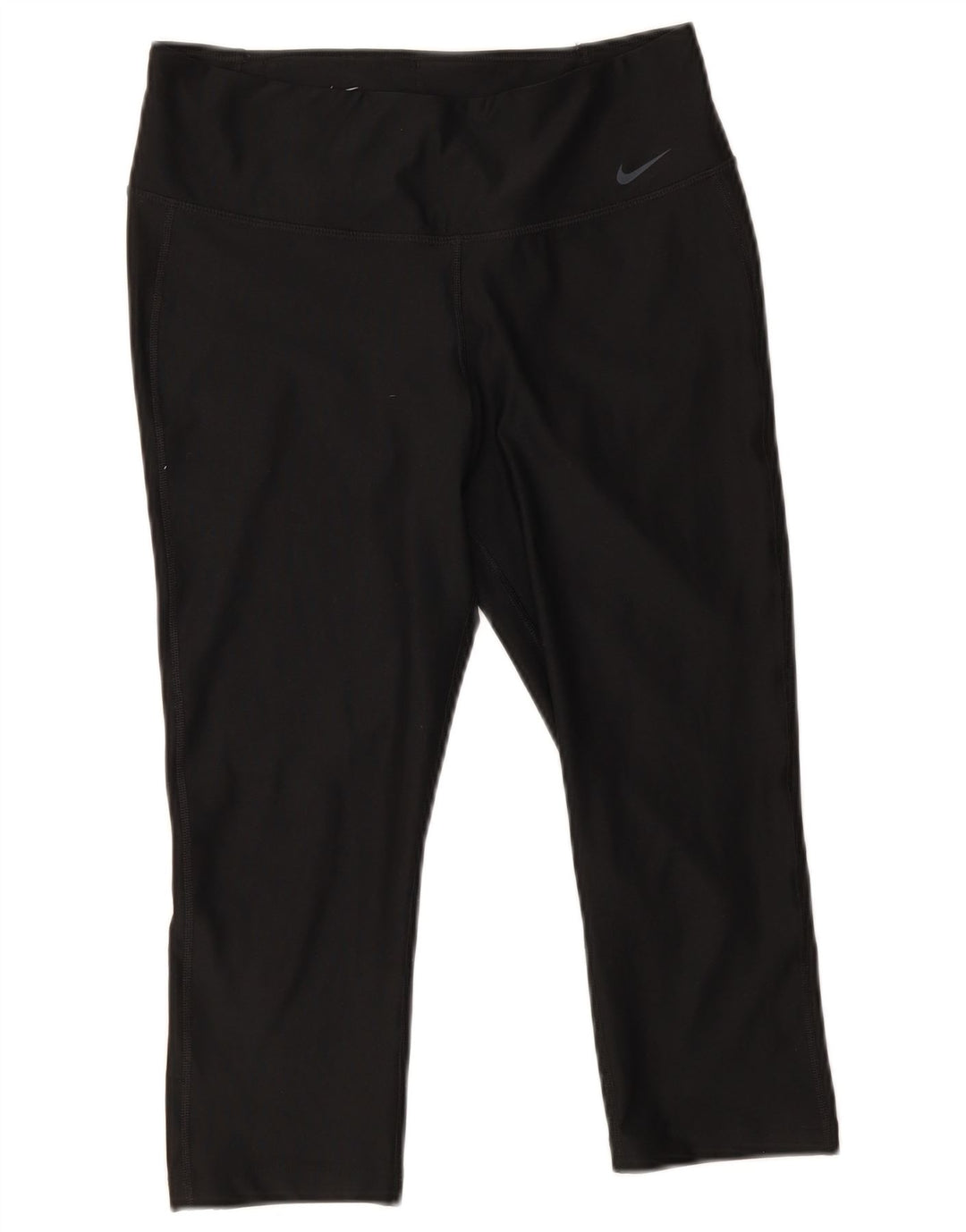 Nike Legging Capri Dri Fit pour femme UK 14 Noir moyen Polyester