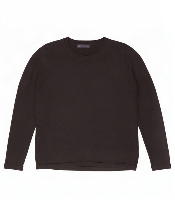 Marks & Spencer Pull col bateau pour femme UK 18 XL Acrylique marron