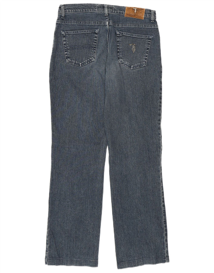 Trussardi Femme Jean Droit W31 L29 Bleu Coton