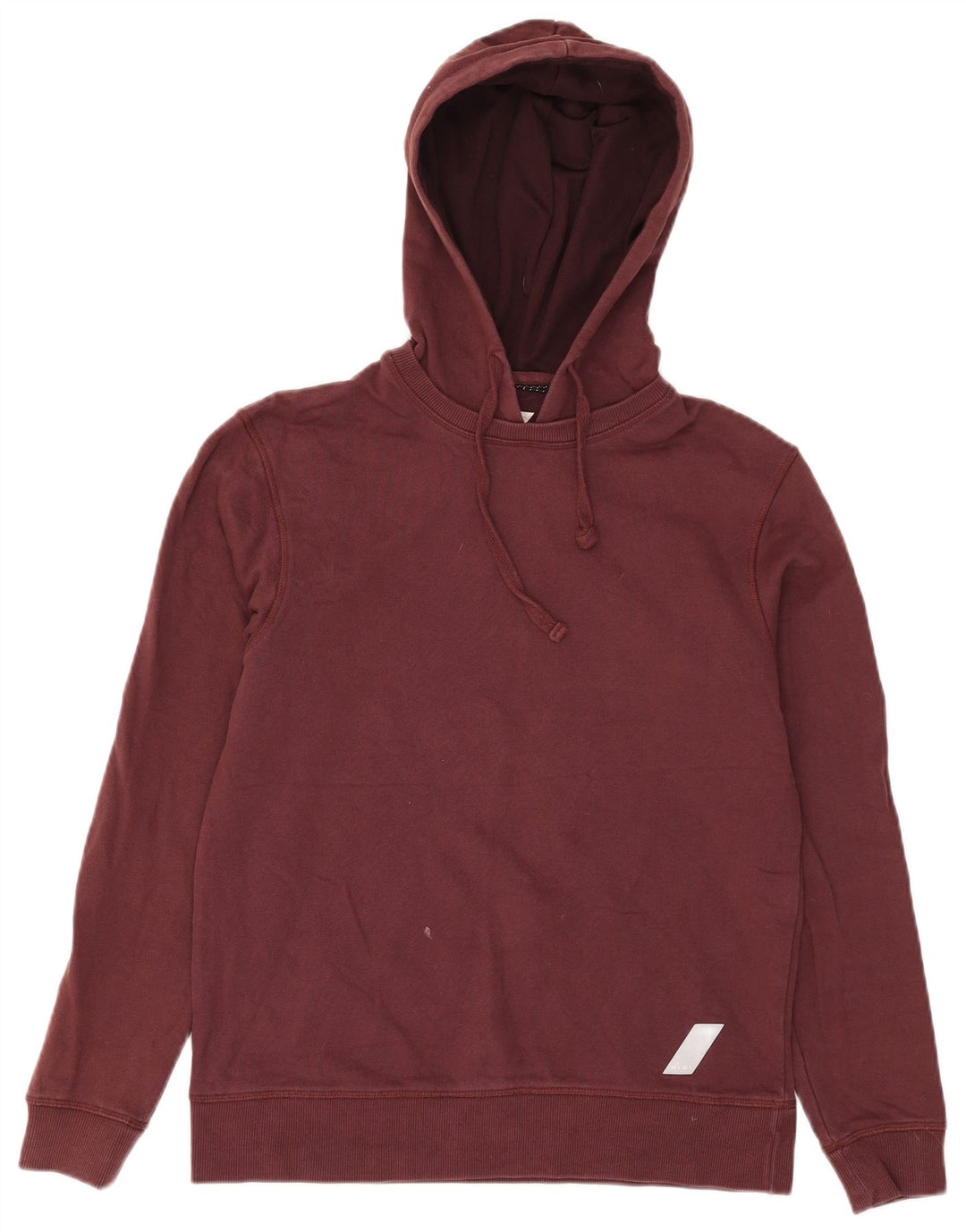 Zara Pull à capuche pour homme Petit coton marron