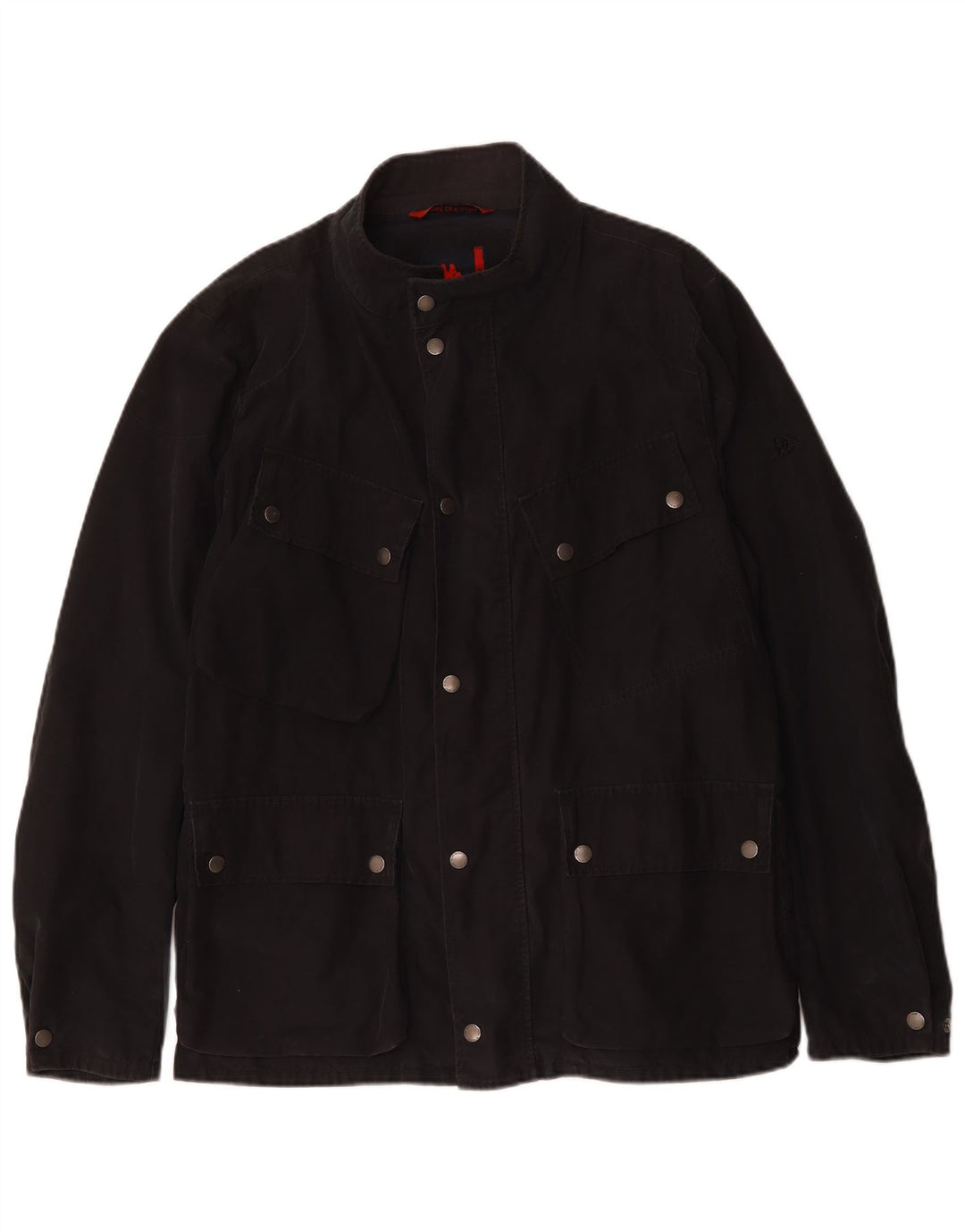 Kappa Veste utilitaire pour homme UK 40 Large Noir Coton