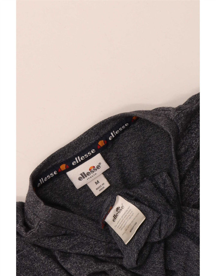 Ellesse T-Shirt Graphique Homme Gris Moyen Moucheté Coton