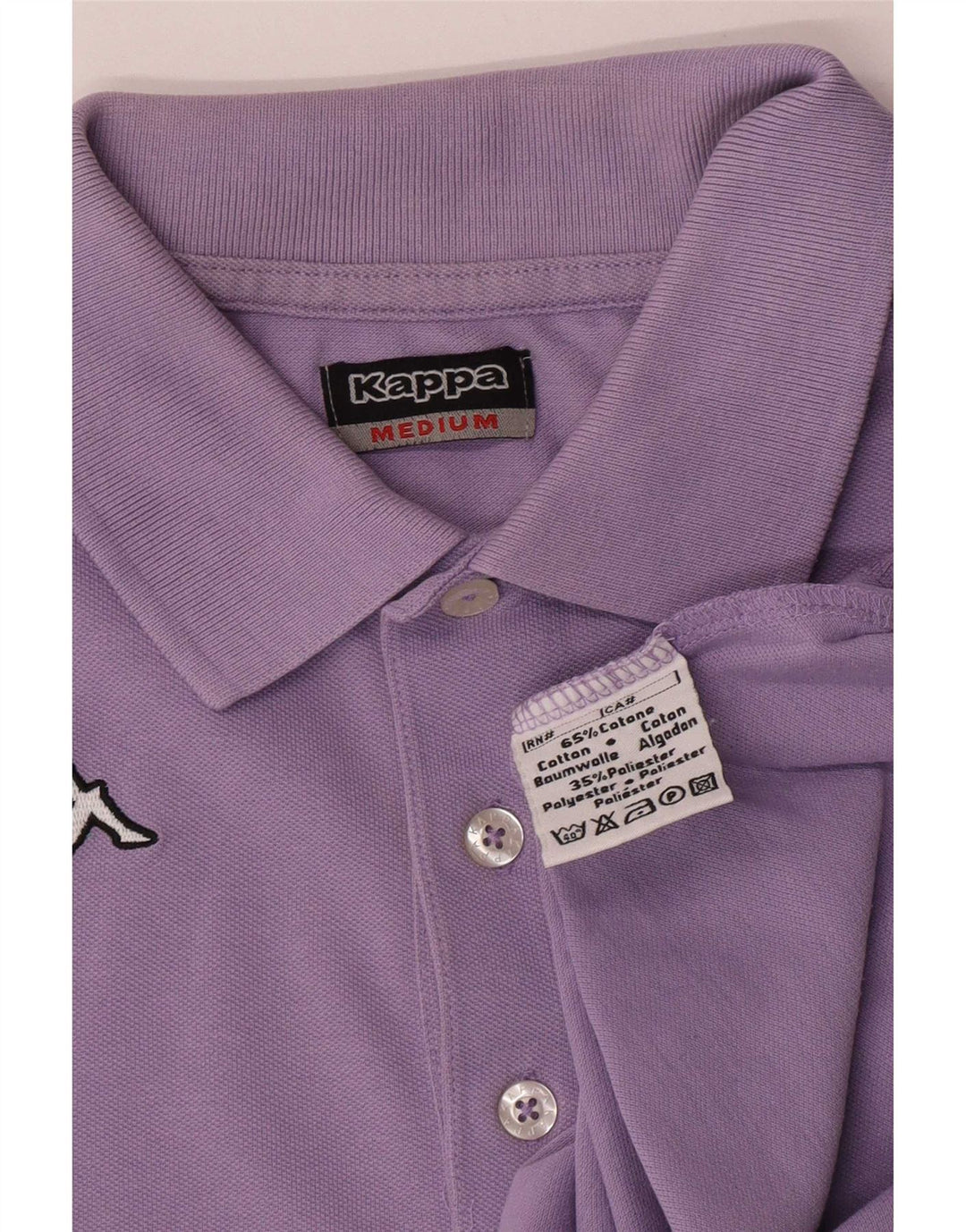 Kappa Polo Homme Violet Moyen Coton