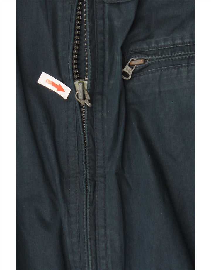 Timberland Veste utilitaire pour homme UK 40 Large Bleu Marine Coton