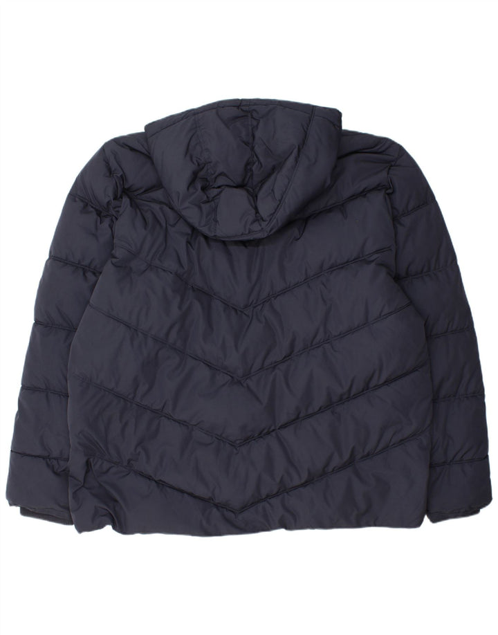 JOULES Veste matelassée à capuche pour homme UK 44 2XL Bleu marine Polyester